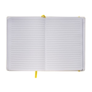 ON Notebook with coloured elastic, ruled sheets, satin bookmark - Img 12