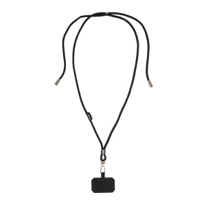 ON RPET badge/cell phone lanyard with tag for personalization
