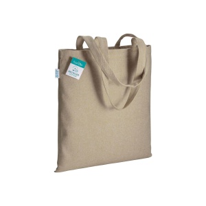 ON Sacoșă de cumpărături din bumbac reciclat 280g/m2, cu mânere lungi