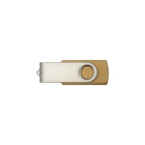 ON Unitate flash USB rotativă Bamboo de 4 GB/Metal - Img 2