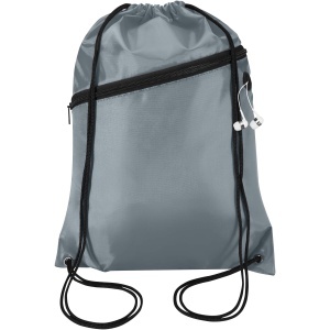 Oriole RPET drawstring bag with zipped front pocket 5L - Img 23