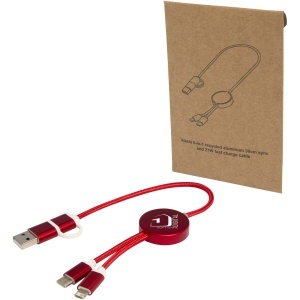 PF™ Alasia cablu 5-în-1 30 cm din aluminiu și plastic reciclat pentru sincronizare date și încărcare rapidă 27W - Img 14