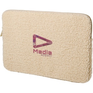 PF™ Bear 13" GRS recycled sherpa laptop sleeve 2L - Img 3