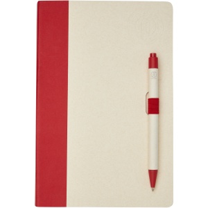 PF™ Dairy Dream A5 size reference recycled milk cartons notebook and ballpoint pen set