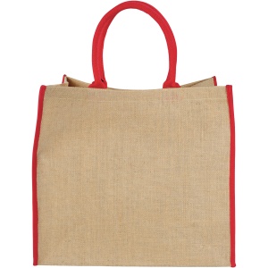 PF™ Harry coloured edge jute tote bag 25L