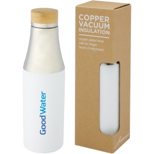 PF™ Hulan sticlă termoizolantă din oțel inoxidabil 540 ml cu cupru și capac din bambus - Img 10