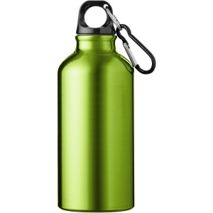 PF™ Oregon 400 ml RCS certified recycled aluminium water bottle with carabiner