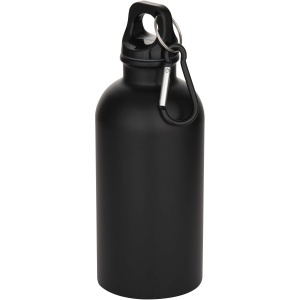 PF™ Oregon sticlă de apă mată 400 ml simplu perete din oțel inoxidabil reciclat RCS cu carabină - Img 4