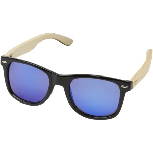 PF™ Taiyō rPET/bamboo mirrored polarized sunglasses in gift box