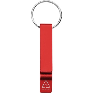 PF™ Tao RCS recycled aluminium bottle and can opener with keychain