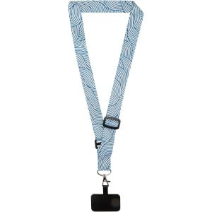 PF Lyra sublimation adjustable lanyard with phone holder - Img 1