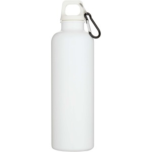 PF Oregon 750 ml solid colour RCS recycled plastic water bottle with carabiner