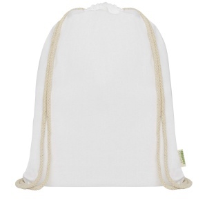 PF Sac Orissa din bumbac organic 140 g/m² cu șnur, 5 l