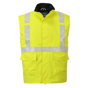 PW Bizflame Rain Hi-Vis FR Bodywarmer - Img 1