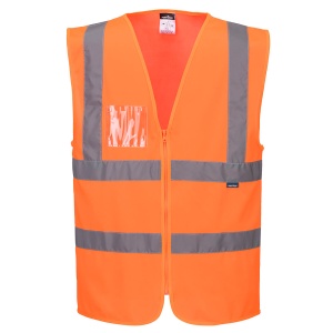 PW Hi-Vis Zip Band & Brace Vest