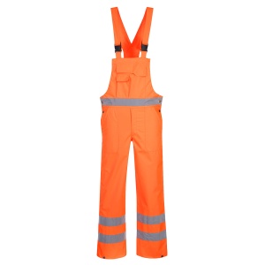 PW Pantaloni cu pieptar Hi-Vis- necaptusiti