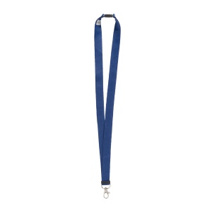 Recycled polyester R-PET lanyard with carabiner and safety hook - Img 8