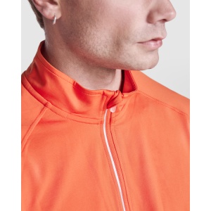 RO™ ESTAMBUL | Bluză raglan tehnică ML cu guler inversat, fermoar pe jumătate și detaliu reflectorizant | 88 % poliester reciclat / 12 % elastan | 200 gsm - Img 9