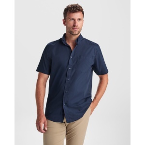RO CĂMAȘĂ CU MÂNECĂ SCURTĂ AIFOS - 65% poliester / 35% bumbac, poplin, 130 g/m². - Img 6