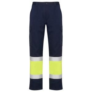 RO PANTALONI DE VARĂ CU VIZIBILITATE RIDICATĂ NAOS - 80% poliester / 20% bumbac, serj de 200 g/m². - Img 4