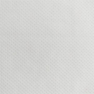 RO POLYESTER POINTEL FABRIC WHITE WIDTH 150 CM (60-62") 140 GSM