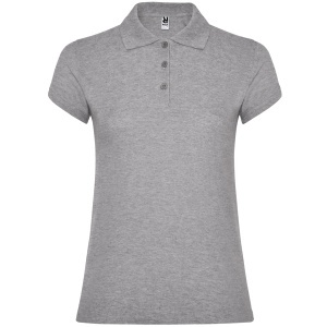 RO STAR WOMAN - 100% cotton, piqué, 200 gsm. Heather grey 58: 85% cotton, piqué / 15% viscose. - Img 27