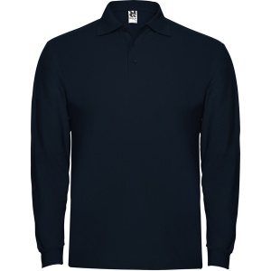 RO TRICOU POLO CU MÂNECI LUNGI ESTRELLA - 100% bumbac, punct pique, 220 g/m².Culoarea gri melanj 58: 85% bumbac / 15% vâscoză. - Img 9
