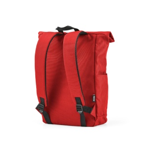 Rome backpack 12L rPET. Roll-top and velcro closure - Img 8