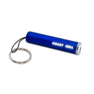 Royal™ LUMIRING keychain flashlight with illuminated logo, black - Img 3