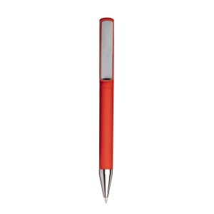 Rubberized plastic twist pen. Clip suitable for tone-on-tone laser printing - Img 6
