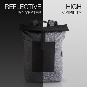 Rucsac pentru laptop din poliester reflectorizant - Img 3