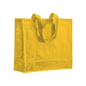 Sacoșă de cumpărături din PP laminată 120 g/m2 cu clin și mânere lungi tip panglică - Img 12