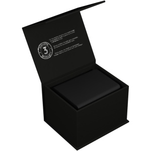 PF Caiet SCX.design O18 A5 cu baterie externă wireless de 5W, 4000 mAh și logo luminos