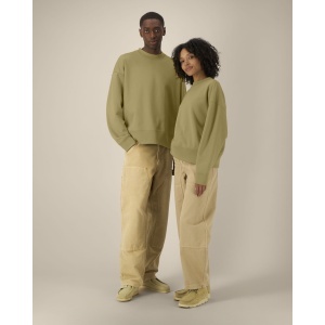 ST/ST Ryler - The unisex boxy crewneck sweatshirt in recycled cotton - Oversized | Unisex 400 g/m² - Img 17