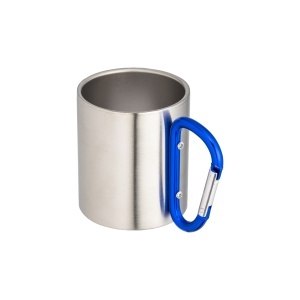 Steel mug with aluminum carabiner handle, 200 ml - Img 2