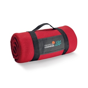 THORPE. Fleece blanket with removable handle (180 g/m²) - Img 9
