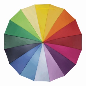 TOP™ Umbrelă de golf RAINBOW SKY