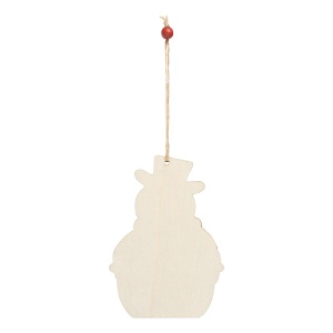 TOP™ Cadou / pandantiv brad WOODEN SNOWI