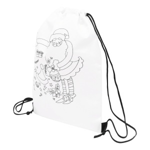TOP COLOURFUL SNOWMAN - Drawstring bag for colouring - Img 3