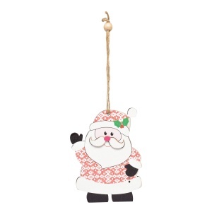 TOP WOODEN SNOWI - Present / Christmas tree pendant - Img 4