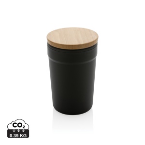 XD™ GRS certified recycled PP mug with bamboo lid