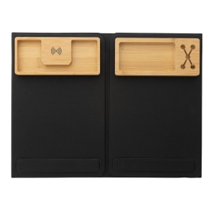 XD™ Impact AWARE RPET Foldable desk organizer with laptop stand