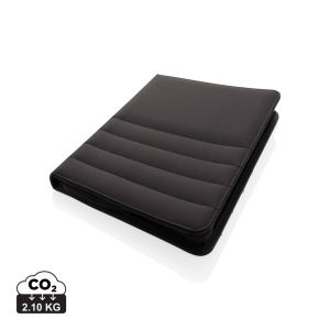 XD™ Impact AWARE™ RPET A4 portfolio with zipper