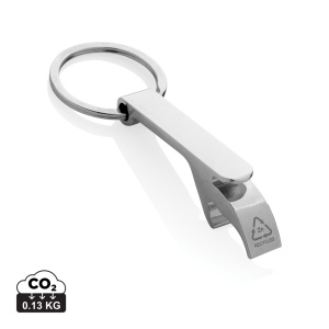 XD™ RCS recycled zinc alloy bottle opener keychain