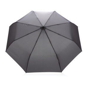 XD™ 21" Impact AWARE™ RPET 190T bamboo auto open/close umbrella
