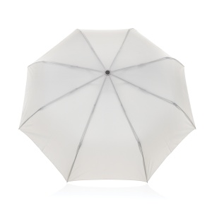 XD™ Kaycey 21" AWARE™ RPET Acacia wood mini auto open umbrella