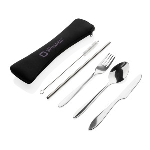 XD 4 PCS stainless steel re-usable cutlery set