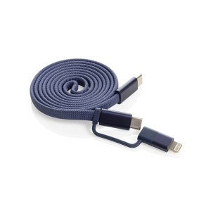 XD Cablu magnetic Arc RCS reciclat ultra-subțire, 60W, 2 în 1