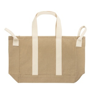 XD Geantă de plajă BEAU AWARE™ din pânză reciclată 400 g/m², cu compartiment lateral pentru mâini - Img 8