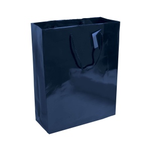 157 g/m2 laminated paper shopping bag with gusset and bottom reinforcement, string handles - Img 5